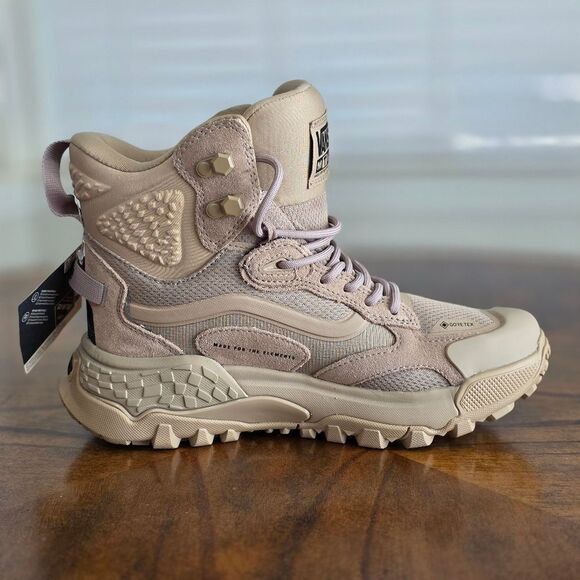 Vans MTE Crestline Gore-Tex Shoes Hiking Boots Khaki Brown Men's 6.5 Tactical LE - Picture 8 of 15